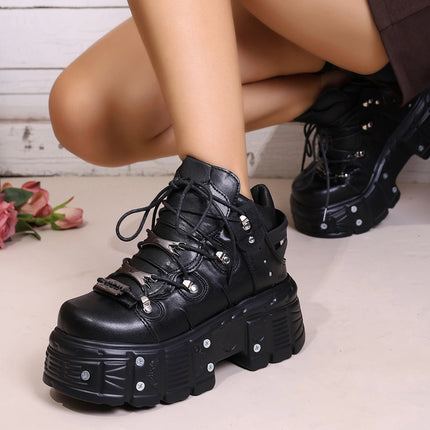 2025 New Daddy Shoes Platform Women's Personality Casual Sneakers