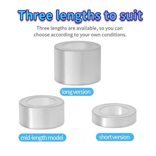 3 Pcs Silicone Massage Ring Multi-Sized Soft Restrict Train Portable Massager Adult Intimate Beauty Health Tool 18+