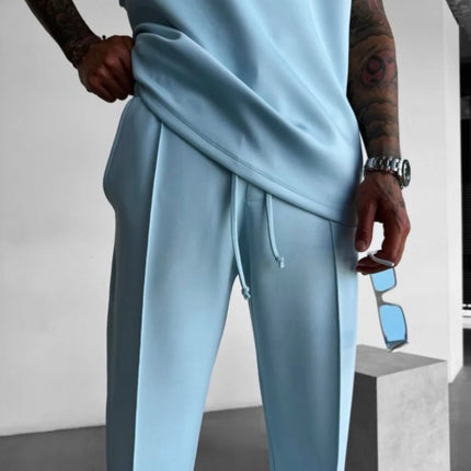 Men's new spring and summer business fashion color pocket casual pants suitable for travel shopping casual pants