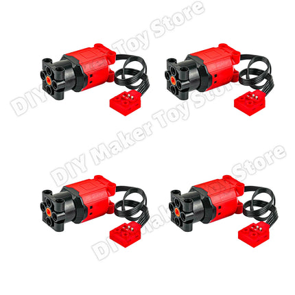 MOC L Motor Red Enhanced Plus Version Compatible with Building Blocks 88003 for Technology Car Power Modification 1/2/10/PCS