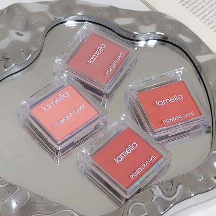 1Pc Face Blusher Matte Natural Cheek Tint Brighten Face Waterproof Face Contouring Cosmetics Blush Powder Soft Female Makeup