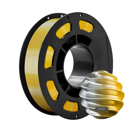 Dual-color PLA Silk 200g 3D Printing Materials 1.75mm 3D Printer Filament for FDM Non-toxic Vacuum Packaging Eco-Friendly