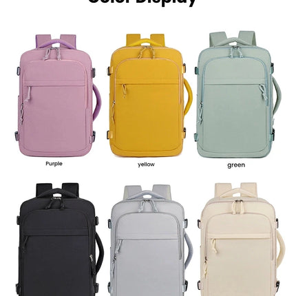 Women Men Hand Luggage Backpack Business College Laptop Travel Backpack Waterproof Carry on mochila viaje cabina avion 40x20x26