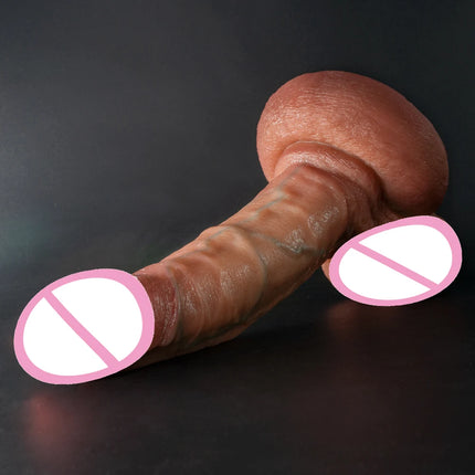 9.4 Inch Realistic Dildo Silicone Dildos Sexy Toys for Woman Men Vagina Anal Massage Silicone Layer Dildo With Suction Cup