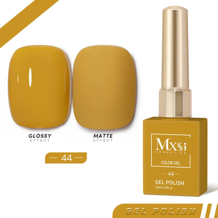 Mxsi Nails Polish 60 Colors Semi Permanent Nail Polish 15ml UV Lamp Nail Polish Hybrid Nail Art Salon Varnish Not Set