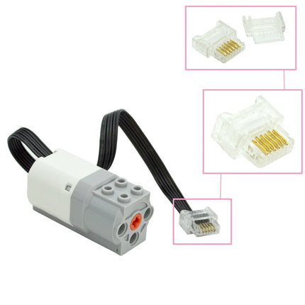 Electric PF Parts Toy Set Fit for Wedo 45300 Hub and WeDo 2.0 Software Fit for MEDIUM MOTORS 21980 45303 Toys Leduo