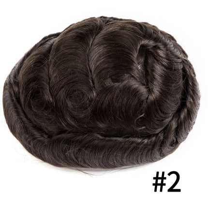 Australia Toupee Men Lace PU Base Wig For Men Male Hair Prosthesis Breathable Man Wig Capillary Prosthesis Replacement System