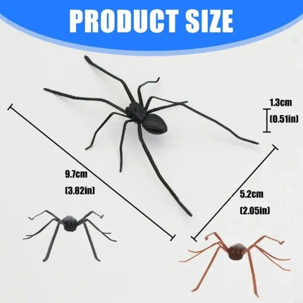 Joke Item Magnet Simulation Spider Funny Realistic Look Spiders Decoration Plastic 3D Design Spider Prank April Fool Day