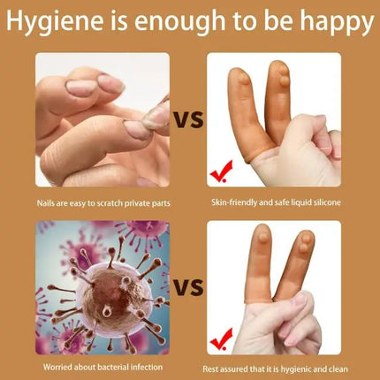 Finger Sleeve Liquid Silicone Sex Toys for Adult Nipple G-spot Clitoris Stimulator Vagina Masturbator Orgasm Flirting Products