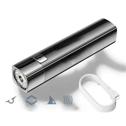 3 Modes Portable 2 IN 1 Ultra Bright G3 Tactical LED Flashlight Mini Outdoor Lighting Power Bank Flashlight With USB Charging Ca