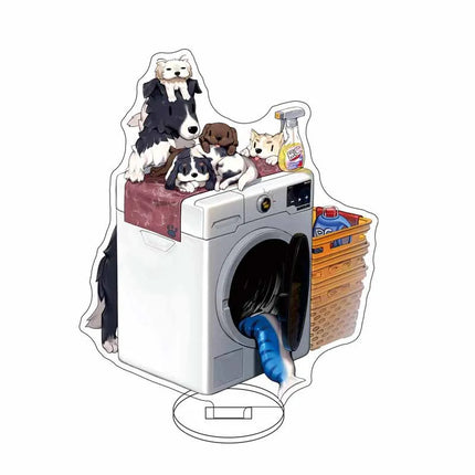Anime Nikke Goddess Of Victory Figures Model Plate Sexy Girl Cute Girl Pattern Key Ring Acrylic Standing KeyChain for Women Men