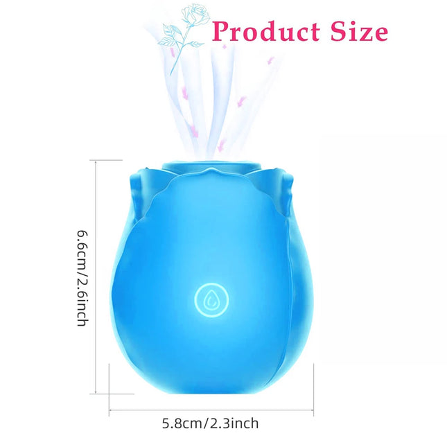 Rose Sex Toys Women Vibrator Licking Sucking Vibrating for Clitoris Nipple Sucker Stimulator Adult Powerful Sexy Toys for Women
