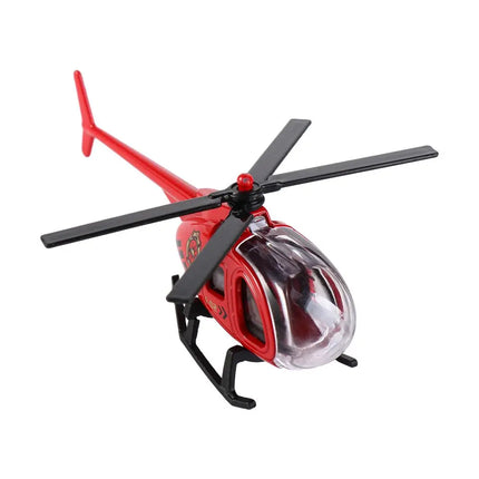 1Pcs New Children Helicopter Toy Alloy Airplane Model Simulation Metal Flying Model Toy Sound and Light Kids Gift