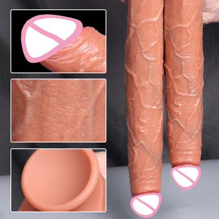 Super Long Soft Penis Realistic Silicone Dildo Butt Plug Prostate Massager Vagina Anal Dildos Cup Adult Sex Toys For Women Men