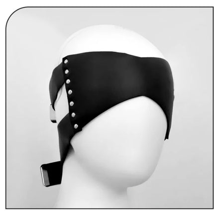 New Black Leather Cosplay Blindfold Sexy Fashion Adult Eye Patch Party Costume Roleplay Props Sex Toys for Men Women Adult Games
