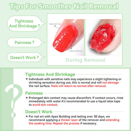BORN PRETTY 15ml Quick Magic Remover Nail Gel Polish Safe Formula Faster Remove Semi Permanent Varnish Polish Cancel Glue
