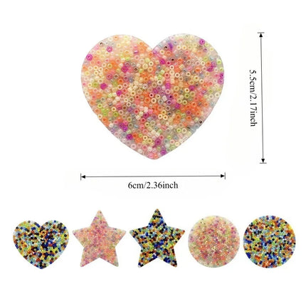 Skin Picking Sensory Fidget Toy Stress Relief Squeeze Toy Disposable Mini Size Skin Picky Game Soothing Anxiety Picker Pads Gift