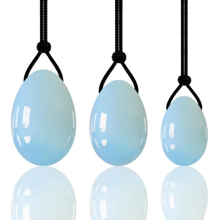 Natural Jade Egg Vaginal Balls Yoni Egg Set Yoni Wand Vaginal Tightening Massage Ball Kegel Balls Vagina Muscle Kegel Exerciser