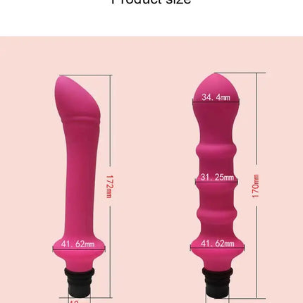 1 Pc Threaded Silicone Fascia Gun Massage Head With 3 Sizes Of Connectors, 12-13mm/15-16mm/18-19mm, Fascia Gun Massage dildo