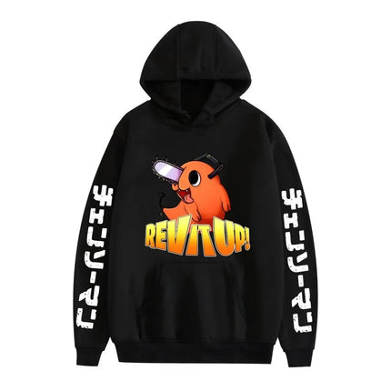 Pochita Chainsaw Men's Hoodie Fashion Long Sleeve Sportswear Casual Harajuku Street Wear Hoodie Sudaderas Top