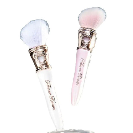 Flower Knows Bunny Garden Series Blush Brush - Flower Knows Wool Loose Powder Highlighter Cosmetic Tool for Makeup