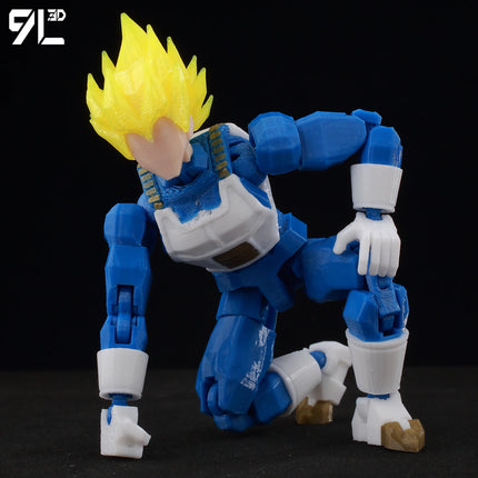 9L3D Multi-Joint Articulated Lucky13 Dummy13 Dragon Ball Goku Beerus Action Figure Boys Vegeta Gift Collectible Anime Figure Toy