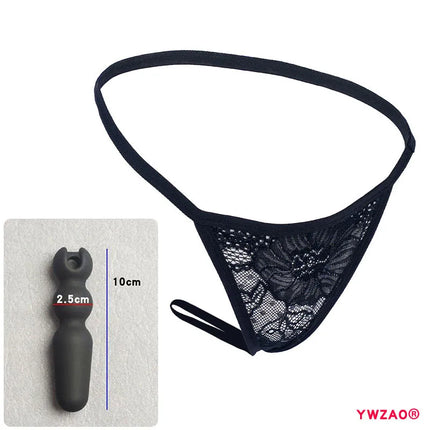 YWZAO Plug Anus Panties Fisting Ass Anal Erotic Invisible Thong Women Sexy Underwear Toys Butt Dildo Adult N11 Black Combination