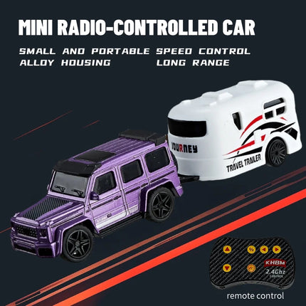 2026 RC Car MINI Alloy 1/64 Upgraded Remote Control Car Convenient to Carry 60 Minutes of Work Time Children's Gifts Toys