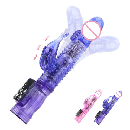 Automatic Rotating Beads Vibrators For Women Vaginal Clitoris Stimulator Anal Plug Dildos Female Masturbator Sex Toys Erotic 18+