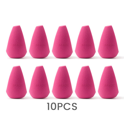 IMAGIC 10PCS/KIT Makeup Sponge Soft For Foundation Concealer Cream Wholesale Healthy Latex Smooth Wet And Dry Women Makeup Tool