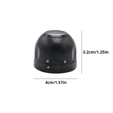 1pc Black Domestic Kitchen Sealing Red Wine Bottles Stoppers Mini Preservation Spin Leak Proof Wine Champagne Stoppers Cap