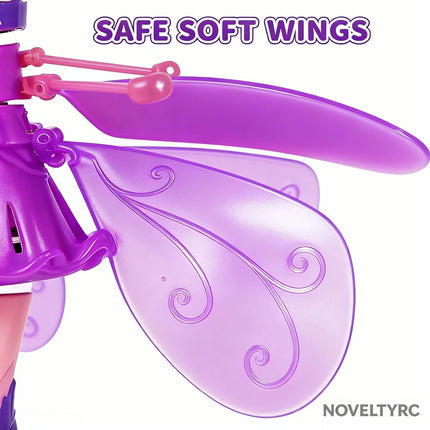 Rotating Luminous Princess Helicopter Doll Dancing Airplane Gesture Induction Luminous Flying Toy Christmas Gift Holiday Gift
