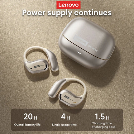 Choice Lenovo AC102 Open Ear Wireless Earphones 360° Surround Sound Bluetooth 6.0 Headphones Battery Life Lightweight for Sports