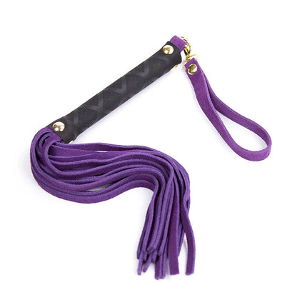 Pu Leather Pimp Whip Tassel Racing Crop Party Flogger Hand Cuffs Queen Colourful Equestrianism Horse Riding