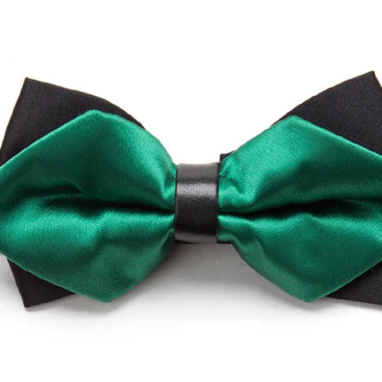 Men Ties Solid Fashion Butterfly Party Wedding Black Red Bow Tie for Boys Girls Candy Bowknot Accessories Formal Dress Bowtie
