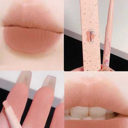 LipLinerPen Lips Makeup Soft Mist Cosmetics Lipstick Pen Gentle Colors Matte Lipstick Pen Lip Contouring Lipliner Pencil