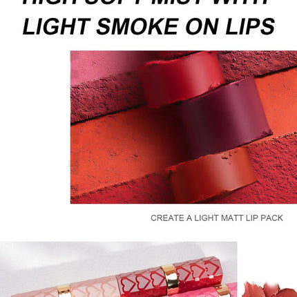 Nude Matte Lipsticks 4 Colors Waterproof Long Lasting Lip Stick Not Fading Sexy Nude Red Pink Velvet Lipsticks Makeup Cosmetic