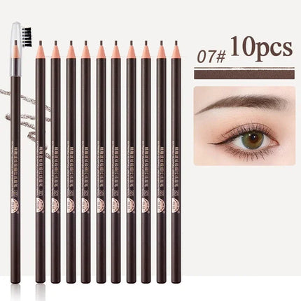 Eyebrow Pencil Waterproof Eyebrow Enhancers Long Lasting Brow Cosmetics Professional Makeup Brow 2mm Ultra-fine Eyebrow Pencil
