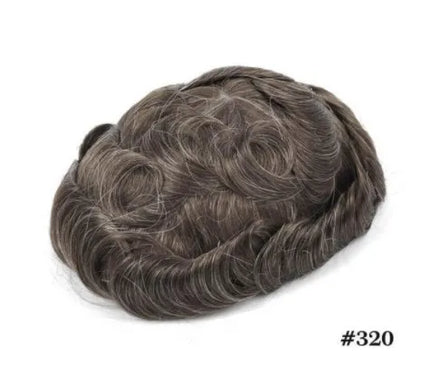 Men's Capillary Prosthesis Front HD Lace Natural Human Hair Wigs Hd Lace PU Base Men Toupee Hair Replacement Front Lace Hairline
