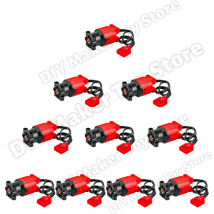 MOC L Motor Red Enhanced Plus Version Compatible with Building Blocks 88003 for Technology Car Power Modification 1/2/10/PCS