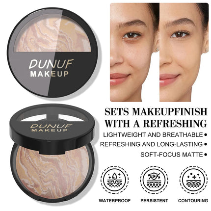 Contour Palette Nose Contour Matte Bronzer Waterproof Blendable Silky Long-Lasting Highly Pigmented Y2K Valentine's Day Gifts