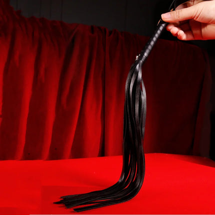 New BDSM Kits Bed Bondage Set Red&Black Exotic Sex Toys for Adults Games Leather Handcuffs Whip Gag Collar Women Sex Goods