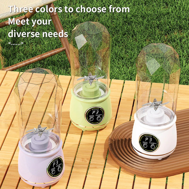 Electric juicer, USB charging digital blender, portable juicer, suitable for making smoothies, milkshakes, and fruit juices