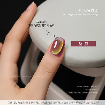 36-color/set Star River Cat Eye Gel Nail Polish 15ml Magnetic Gel Glass Beads Semi Permanent Soak Off UV Nail Gel For Nail Salon