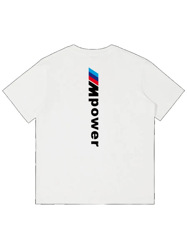 Men's 2026 BMW M POWER Short Sleeved T-shirt Men's Half Sleeved Clothing Custom Team Clothing Motorcycle Riding Clothing Trend