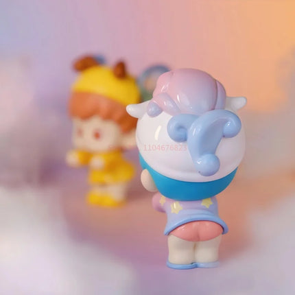 Official Emor Fantasy Town Mini Blind Box Cute Anime Doll Collectible Figure Birthday Gift Kawaii Home Decor Trendy Toys