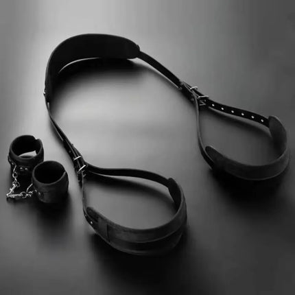 SM Erotic Toys 18+ Adult Games Bed Restraint BDSM Bondage Handcuffs Sextoy Slave Ankle Cuffs Couple Strap Bed Open Leg System