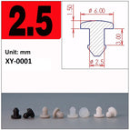 2.5mm / Transparent-10Pcs