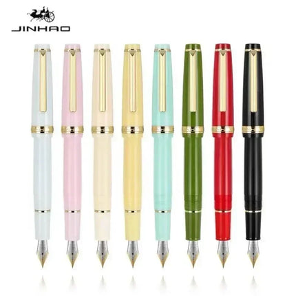 Jinhao 82 Fountain Pen New Color Luxury Elegant Pens 0.7/0.5/0.38mm Extra Fine Nib Writing Office School Supplies Stationery