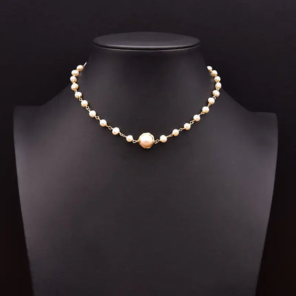Natural FreshWater Pearl Pendant Necklace Woman 2025 Trend 18K Gold Plated  High Quality Designer Jewelry Gifts For Girlfriend